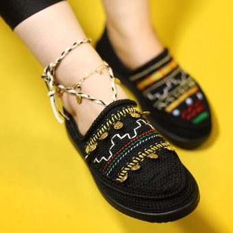 گیوه زنانه گلدوزی کد716