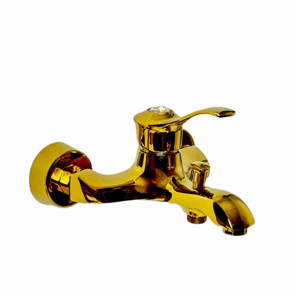 ست شیرآلات 4 تکه مدل کسری طلایی (5 سال گارانتی + ارسال رایگان)