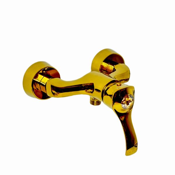 ست شیرآلات 4 تکه مدل کسری طلایی (5 سال گارانتی + ارسال رایگان)