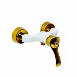 شیر توالت مدل کسری سفید طلایی (5 سال گارانتی)