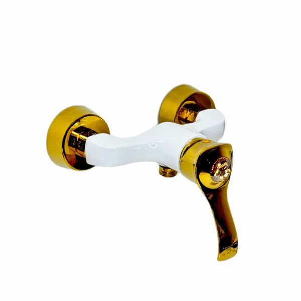 شیر توالت مدل کسری سفید طلایی (5 سال گارانتی)