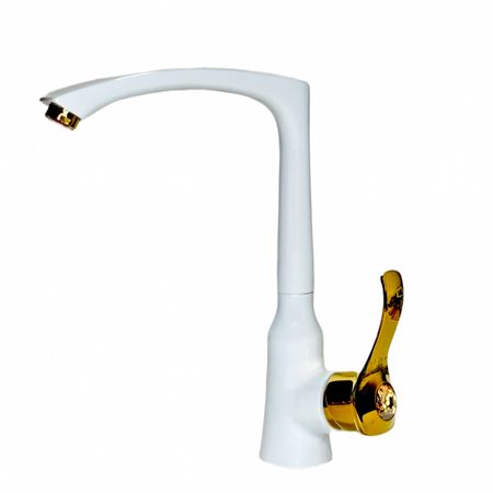 شیر ظرفشویی مدل کسری سفید طلایی (5 سال گارانتی)