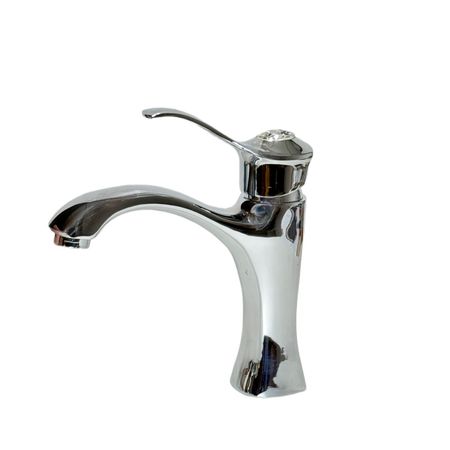 شیر روشویی مدل کسری کروم (5 سال گارانتی)