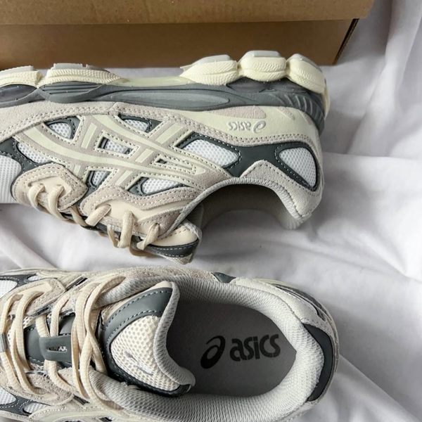 Asics - Gel NYC کتونی اسیکس مدل ژل رنگ کرم طوسی