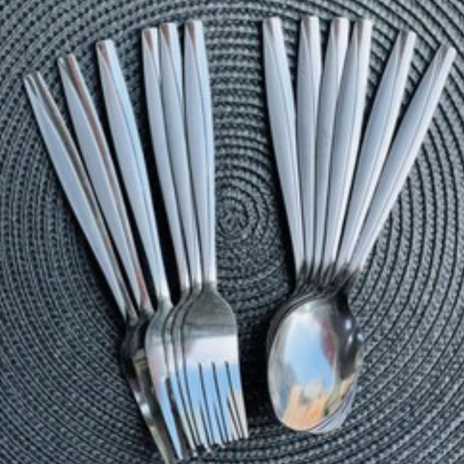 قاشق وچنگال ضخیم خارجی وارداتی مانیز