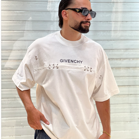 تیشرت سفید اکلیلی givenchy