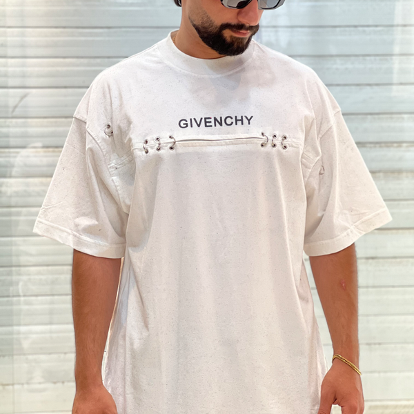 تیشرت سفید اکلیلی givenchy