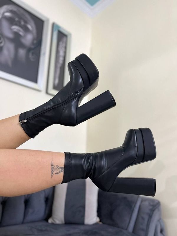 بوت 2لژ پاشنه15 سانت