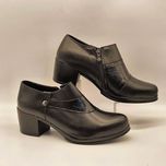 کفش کلاسیک بغل زیپ پوست ماری