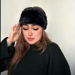 هدبند خز روسی با طرح پلنگی