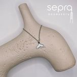 گردنبند زنانه دم وال استیل رنگ ثابت