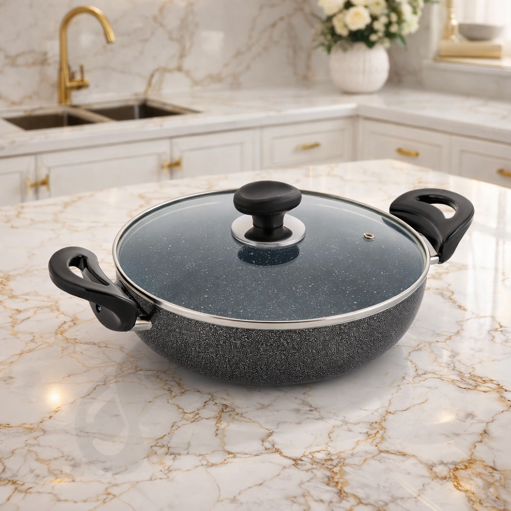 تصویر تابه عروس مدل پارمیس پیرکس سایز 32 