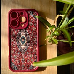 قاب گوشی طرح فرش ایرانی برای گوشی iphone 16pro