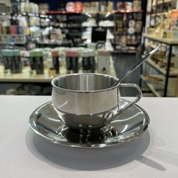 قهوه خوری استیل 2جداره کد 9