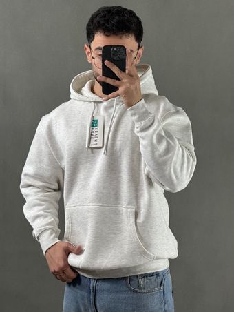 هودی وارداتی LANE SEVEN ملانژ سفید