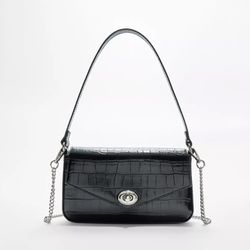 کیف دوشی مشکی استرادیواریوس  کد 0178  (Stradivarius )