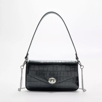 کیف دوشی مشکی استرادیواریوس  کد 0178  (Stradivarius )