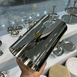 جا دستمال کاغذی استیل