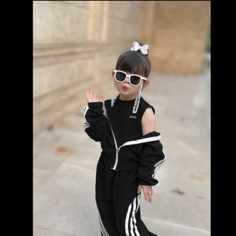 ست بچگانه سوییشرت شلوار سه خط