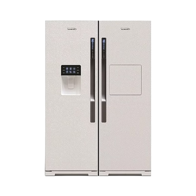 یخچال فریزر دوقلو الکترواستیل مدل ES21 ظرفیت 40 فوت با باز خانگی و بخساز اتوماتیک