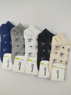 جوراب مچی طرح پاپیون نخ پنبه