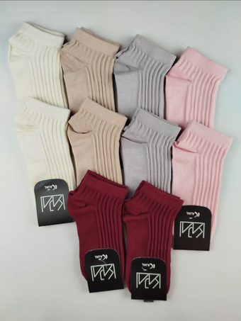 جوراب مچی کبریتی ساده نخ پنبه