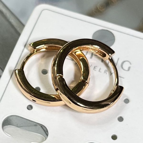 گوشواره ژوپینگ حلقه ساده کد 1138