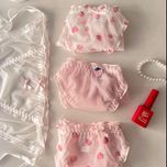 شورت توت فرنگی توری