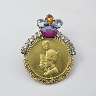 گلسینه طرح تاجگذاری (ارغوانی عسلی)