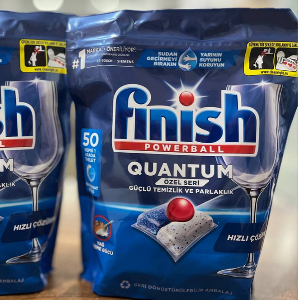 قرص ماشین ظرفشویی فینیش مدل کوانتوم بسته 50 عددی