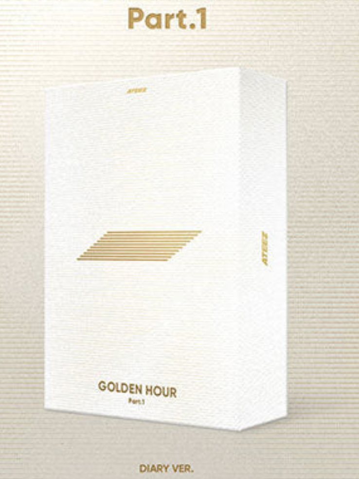 البوم اصل افیشیال گلدن اور golden hour ایتیز ateez