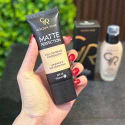 کرمپودر 24 ساعته مات و مخملی گلدن رز✨