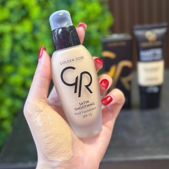 کرمپودر ساتین روزانه سبک و کاور بالا گلدن رز✨