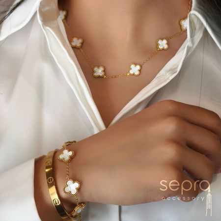 ست گردنبند و دستبند ونکلیف