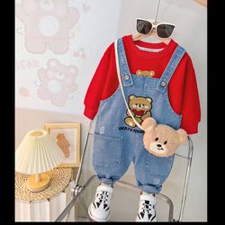 ست سه تیکه بیلر بلوز وارداتی کیف دار خواهر برادری یلدایی