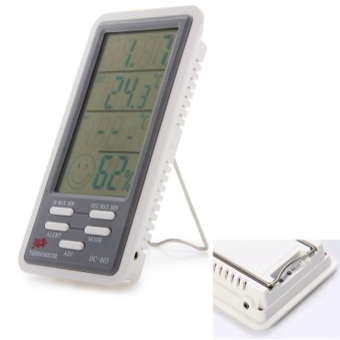 دماسنج و رطوبت سنج دیجیتال دو سنسور DC-803