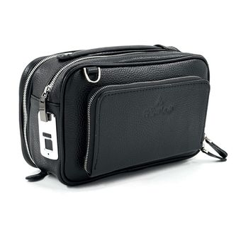 کیف دستی چرم اصل نایب مدل قفل لمسی کد 2000