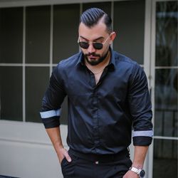 پیراهن ساتن پنبه