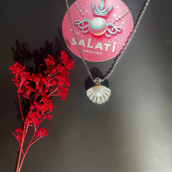 گردنبندصدف تک مروارید