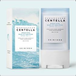 کرم ضد افتاب استیکی سنتلا مدل هیالو سیکا اسکین 1004 Skin1004 Madagascar Centella Silky Fit Sun Stick SPF 50