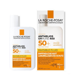 کرم ضد افتاب بی رنگ و ابرسان لاروش پوزای مدل آنتلیوس La Roche-Posay Anthelios UVMune 400 SPF 50 UVMune 400