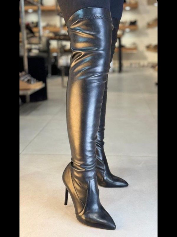 بوت بلند مجلسی بغل زیپ