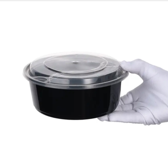 ظرف یکبارمصرف هات دلیوری 1250 گرد طب پلاستیک کارتن 150عددی