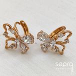 گوشواره پروانه نگین دار ژوپینگ کد 1251