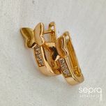 گوشواره پروانه ژوپینگ کد 1255