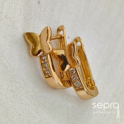 گوشواره پروانه ژوپینگ کد 1255