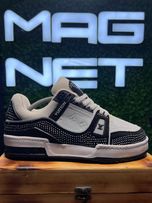 کتانی Louis Vuitton Trainer نگین دار مشکی سفید
