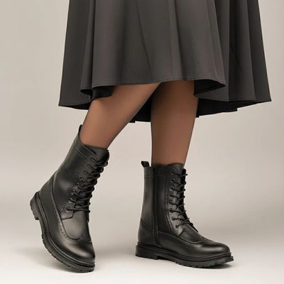 نیم بوت لیزری بغل زیپ