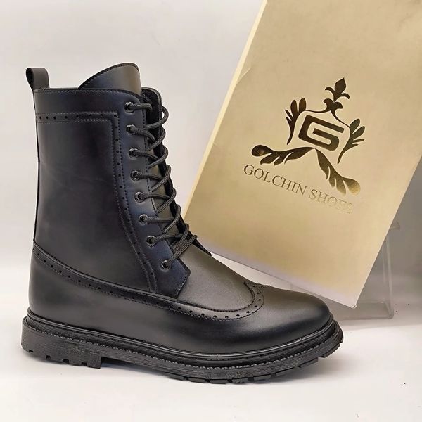 نیم بوت لیزری بغل زیپ