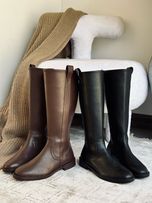 چکمه بلند ساده بغل خط